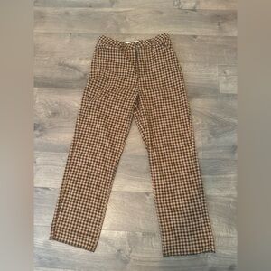 COPY - Brixton Plaid Pants (Brown and Black) Size 26